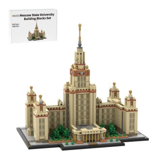MOC-203389 1800 Scale Moscow State University Building Blocks Set (2947PCS)by SPBrix