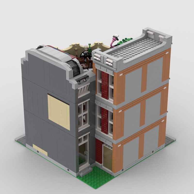 MOC-203717 Round Corner Tech Store Building Blocks Set (2691PCS)