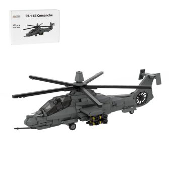 MOC-208482 135 Scale RAH-66 Comanche Stealth Helicopter Building Blocks Set (952PCS)by DarthDesigner