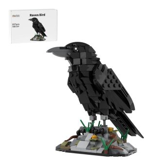 MOC-217187 Raven Bird Building Blocks Set (357PCS) by Skarbam
