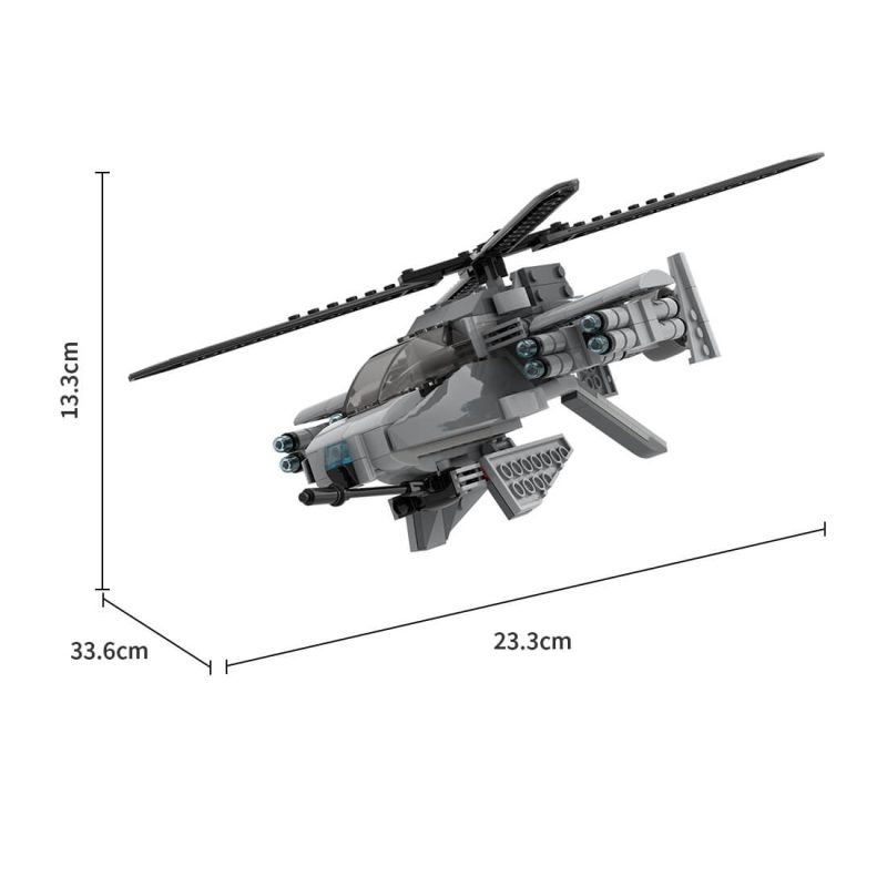 MOC-217822 Helicopter AH-2 Viper Building Blocks Set (371PCS)