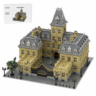 23399Pcs French Palace 10th Anniversary Edition MOC-70573 French Palace V2.0 Bricks DIY Building Block Small Particle Model ( Licensed and Designed by Stebrick )