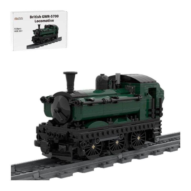 MOC-91327 British GWR-5700 Locomotive Assembly Toy Building Blocks Set (418PCS)