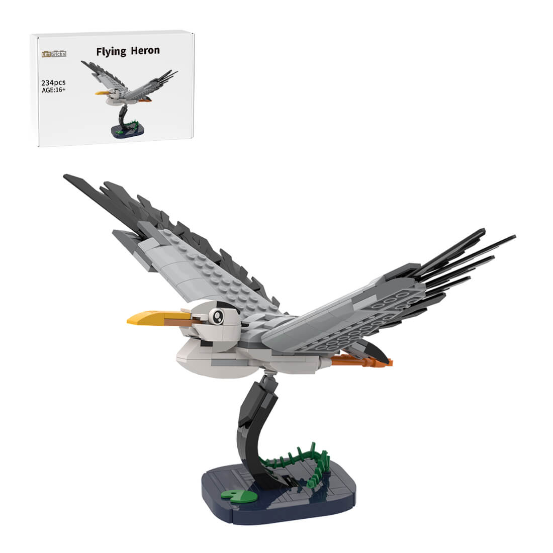 MOC Bird of Prey & Flying Birds Collection Building Blocks (234 PCS & Custom Parts) by SKABRAM
