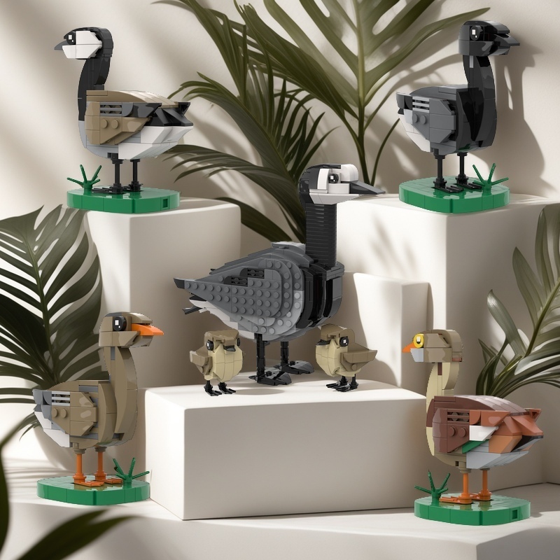 MOC Goose Bird Collection Building Blocks (146–506 PCS) by SKABRAM