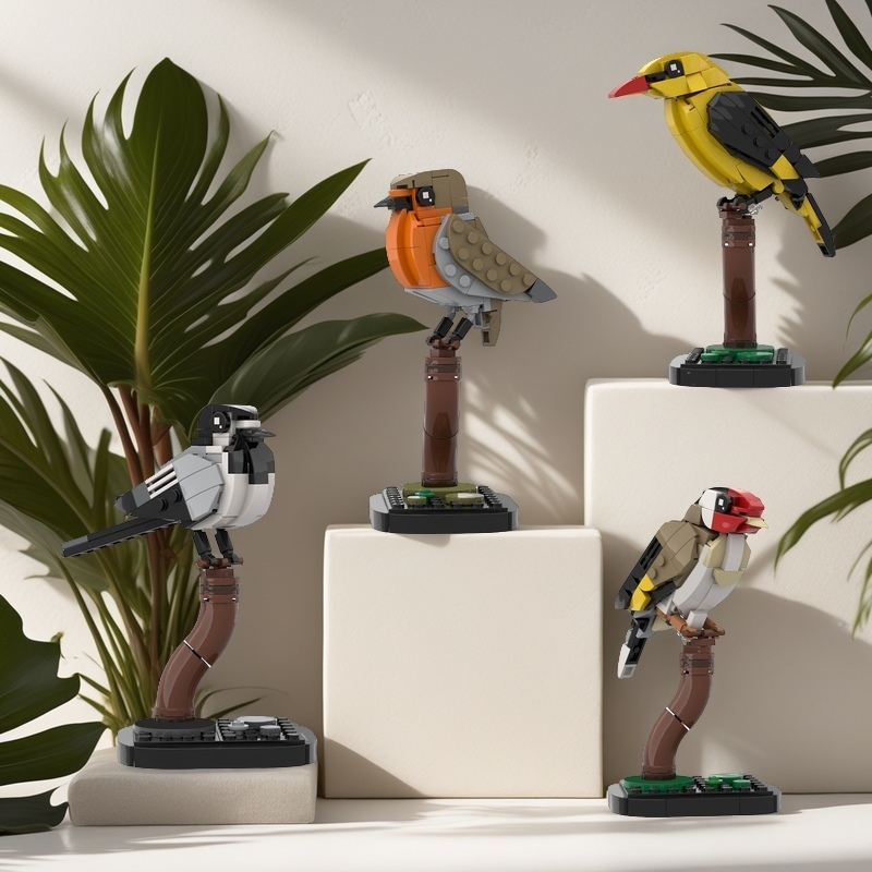 MOC Goose Bird Collection Building Blocks (146–506 PCS) by SKABRAM