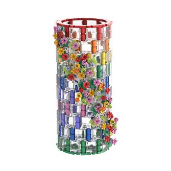 PDF instruction for Transparent Rainbow Vase（473Pcs）