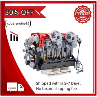 RB DOHC Parallel Twin-Turbo Four-Valve Inline Six-Cylinder MOC Engine Model(2291PCS)