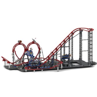 moc-107973-double-loop-roller-coaster-model2466pcs