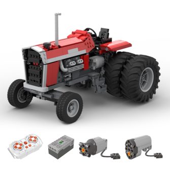 MOC-139649 Tech Tractor Farm Vehicle Model Building Blocks Set (981PCS/Dynamic Version)
