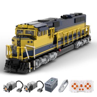 moc-145967-sd70mac-alaska-railroad-rc-train-model-small-particle2063pcs-dynamic-version