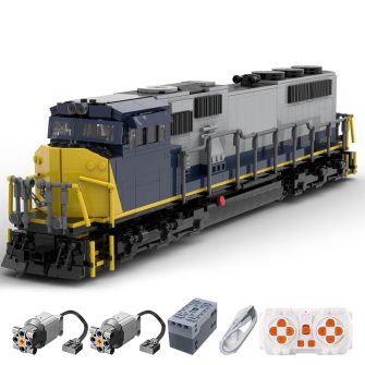 moc-146365-csx-sd70mac-rc-train-model-small-particle2074pcs-dynamic-version