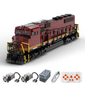 moc-147542-river-valley-western-rrvw-sd70mac-train-model-small-particle2065pcs-dynamic-version-red