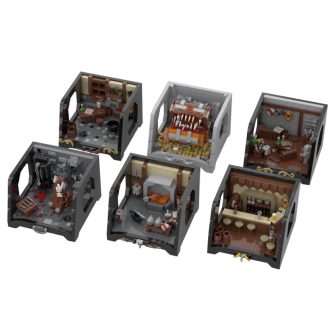 MOC-41116 Medieval Series 6 Scenes (3100Pcs )