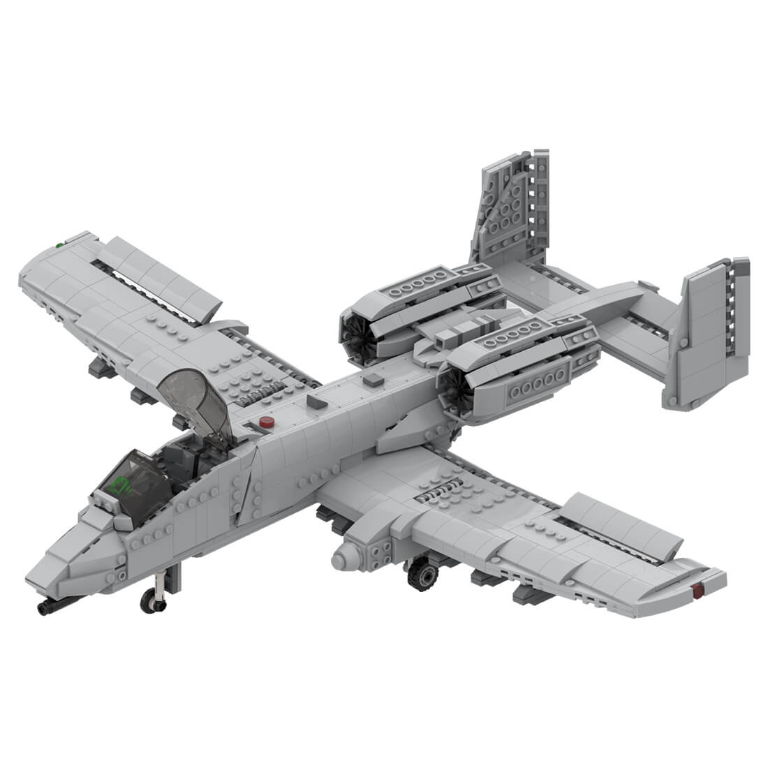 moc-46317-a-10-thunderbolt-ii-military-model1224pcs