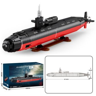 Mocsage 1/125 UCC Los Angeles-class Military Nuclear Submarine Model(2988PCS)