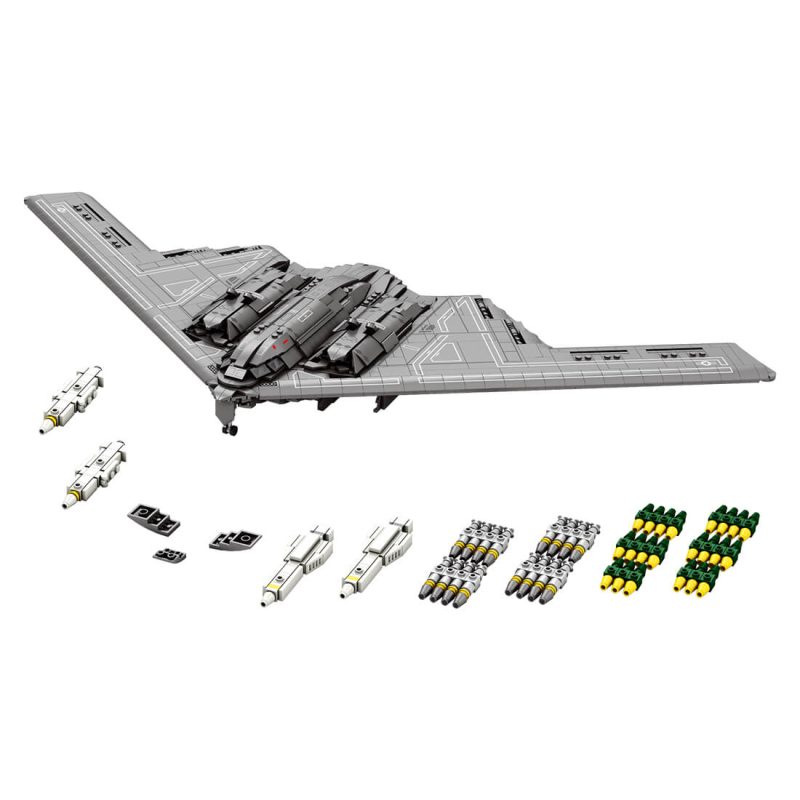 mocsage-b2-spirit-1-70-scale-flying-wing-ultra-high-speed-intercontinental-stealth-strategic-bomber-model2063pcs