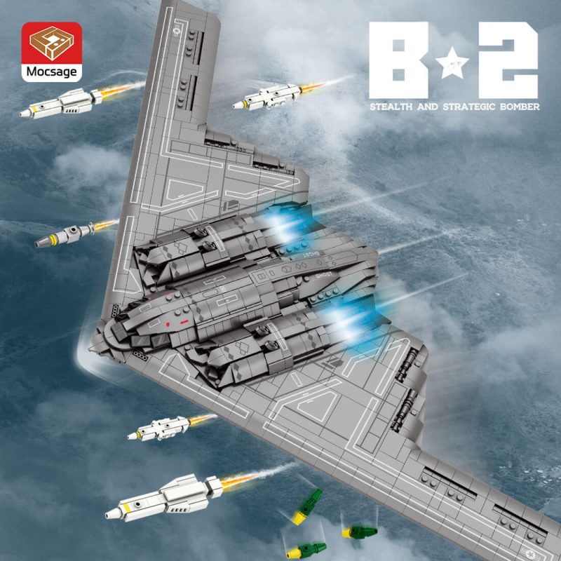 mocsage-b2-spirit-1-70-scale-flying-wing-ultra-high-speed-intercontinental-stealth-strategic-bomber-model2063pcs