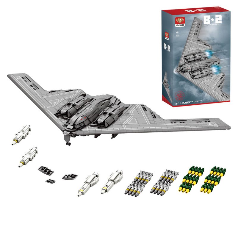 mocsage-b2-spirit-1-70-scale-flying-wing-ultra-high-speed-intercontinental-stealth-strategic-bomber-model2063pcs