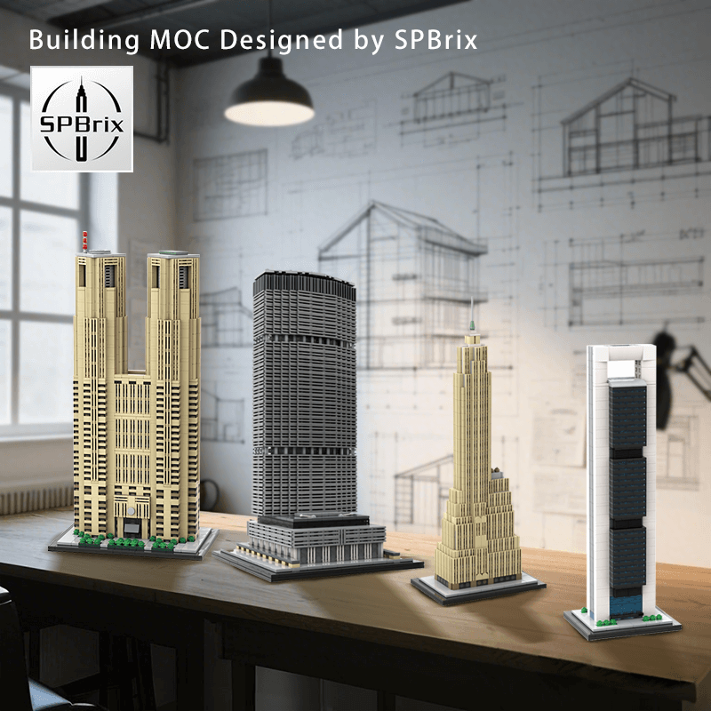 Build & Collect MOC Landmarks Famous Architecture in Bricks
