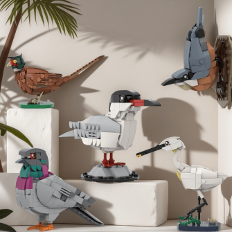letbricks-MOC Birds Collection Building Blocks (146-379 PCS) by SKABRAM (1)_6 (1)